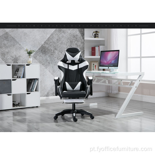 Preço de fábrica Cadeira de corrida para escritório Cadeira ergonômica para jogos com apoio para os pés